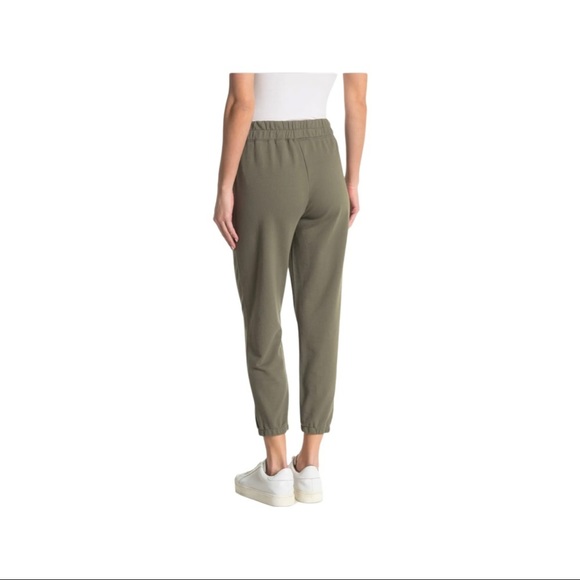 💕HP💕James Perse solid sweatpants army green color - Picture 2 of 6